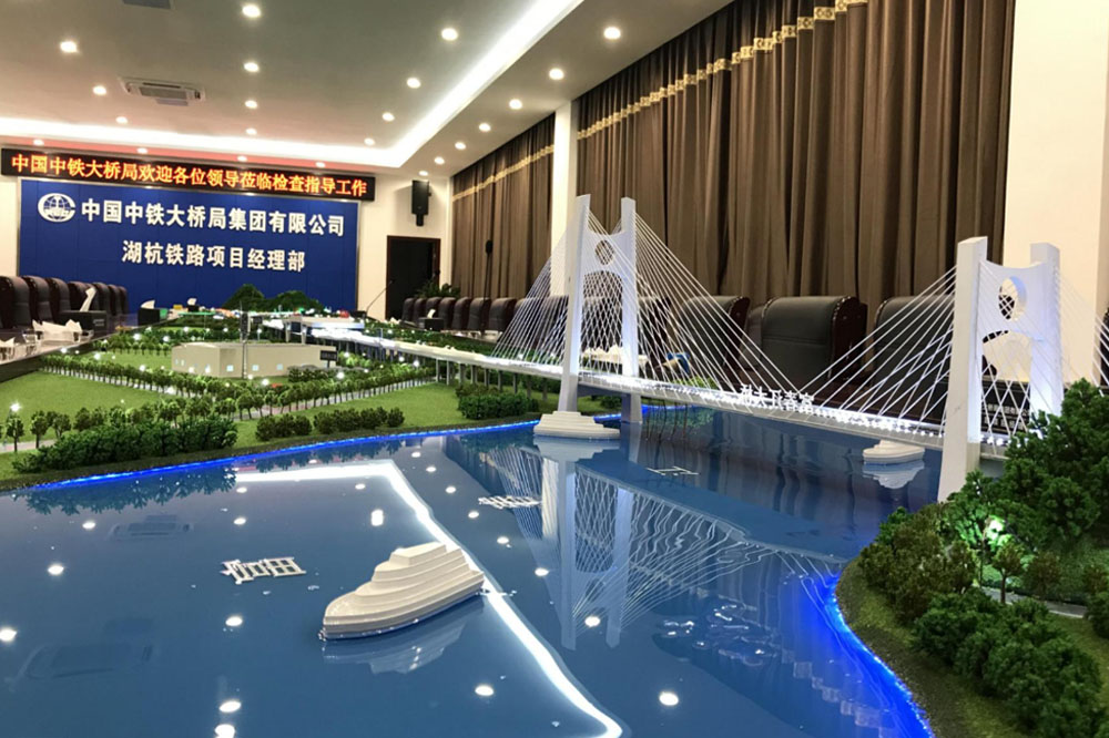 铁路展示沙盘